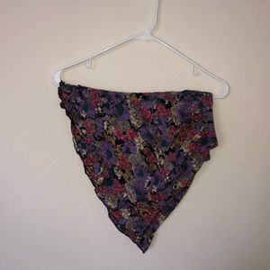 URBAN RENEWAL - FLORAL PRINT RUFFLED SHORTS